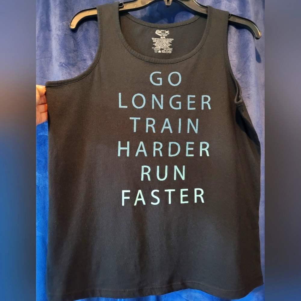 M/M Sports tank top with blue prints